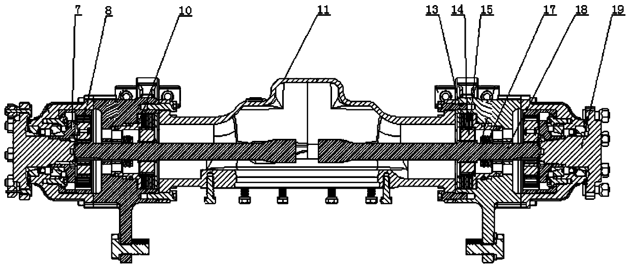 Electric forklift multifunctional wet drive system