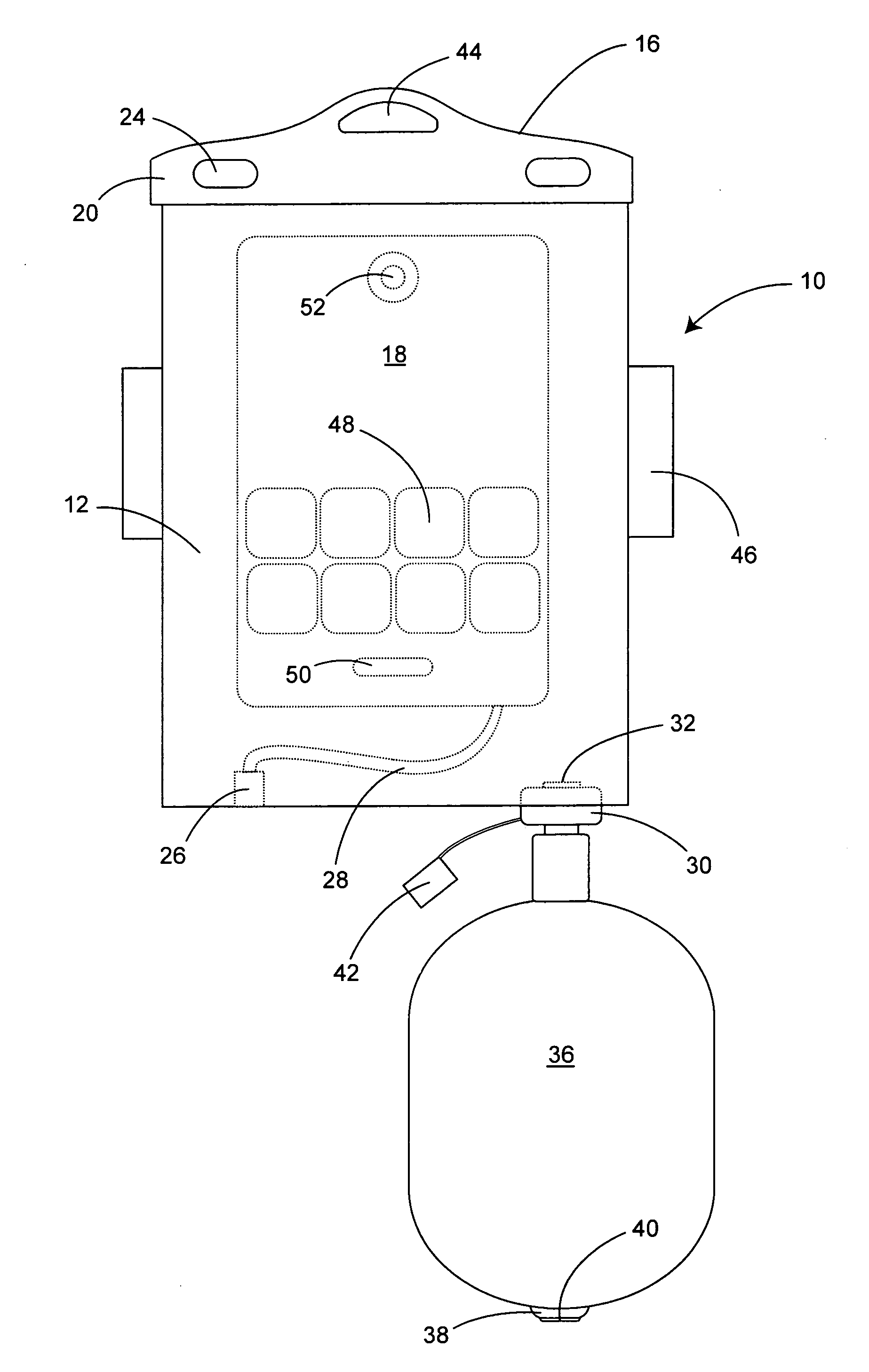 Waterproof, handheld electronic device enclosure