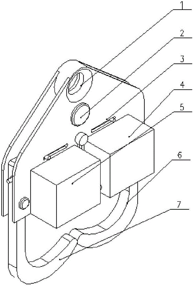 Wireless cord-pulling multi-lever linkage device used for remote unhooking