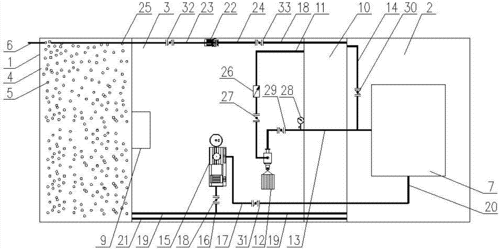 Near-zero-release membrane process sewage treatment system for sludge