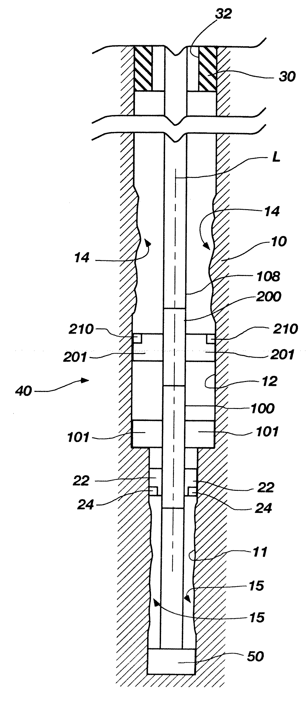 Stabilizer and reamer system having extensible blades and bearing pads and method of using same