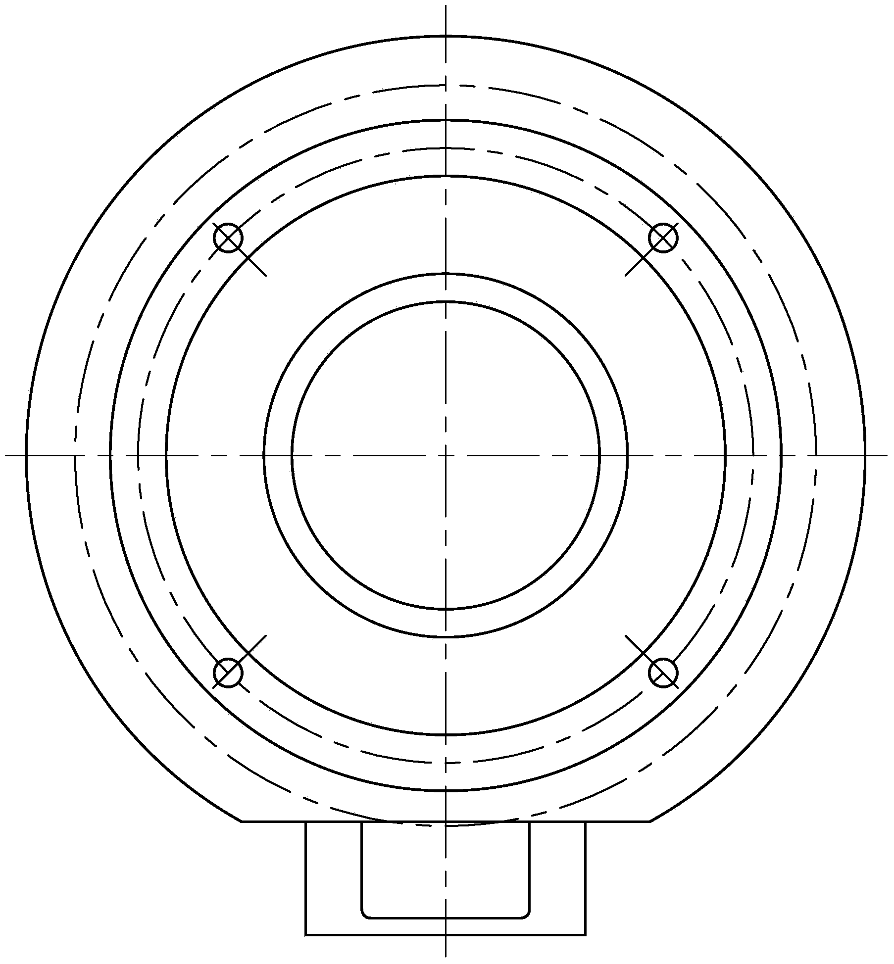 Bearing preloading device for electric motor