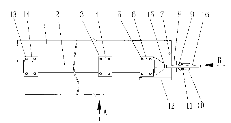 Method for reinforcing concrete structure by using prestressed fiber cloth