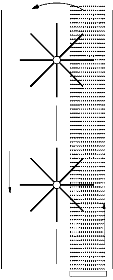 Energy recycling equipment of aeration water flow