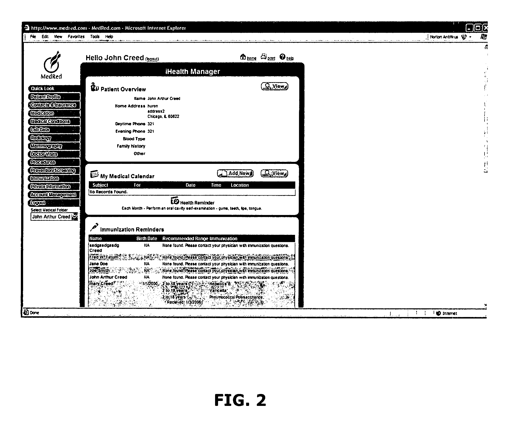 Integrated method and system for diagnosis determination