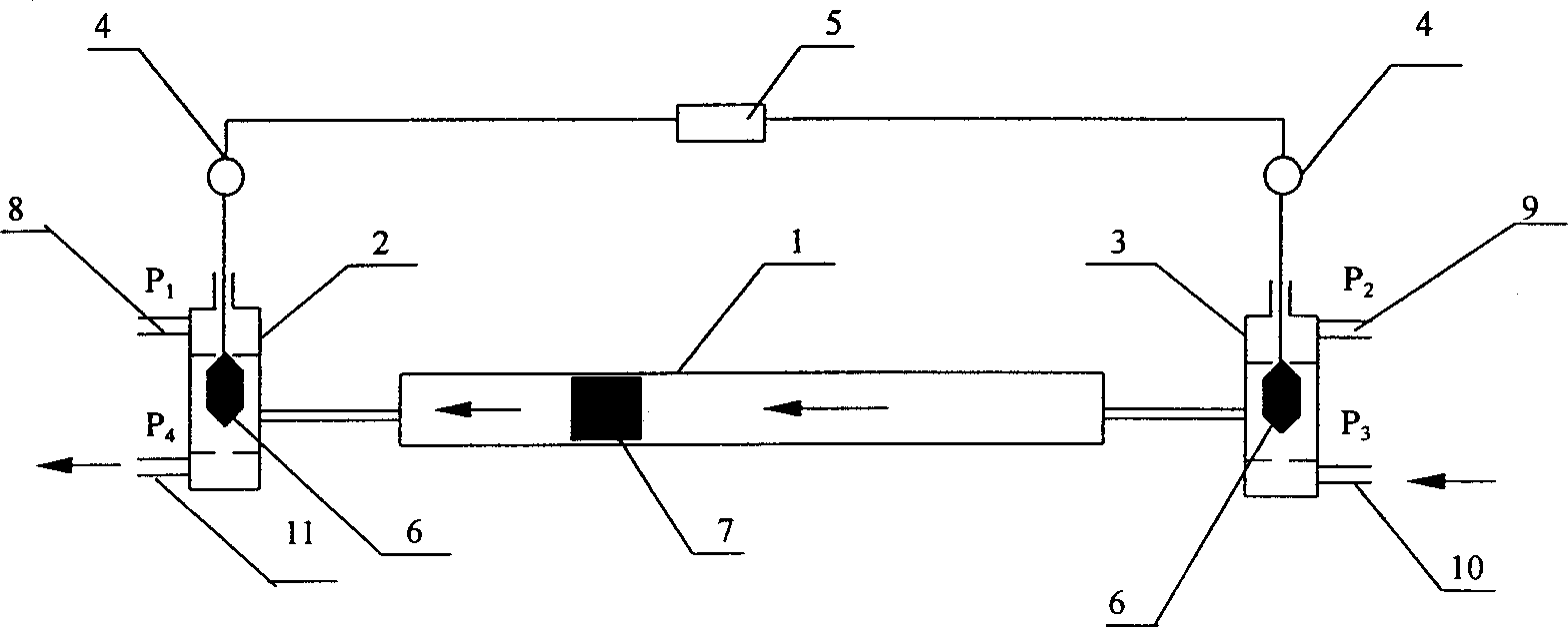 Valve controlled residual pressure recovering equipment for impervious desalination system