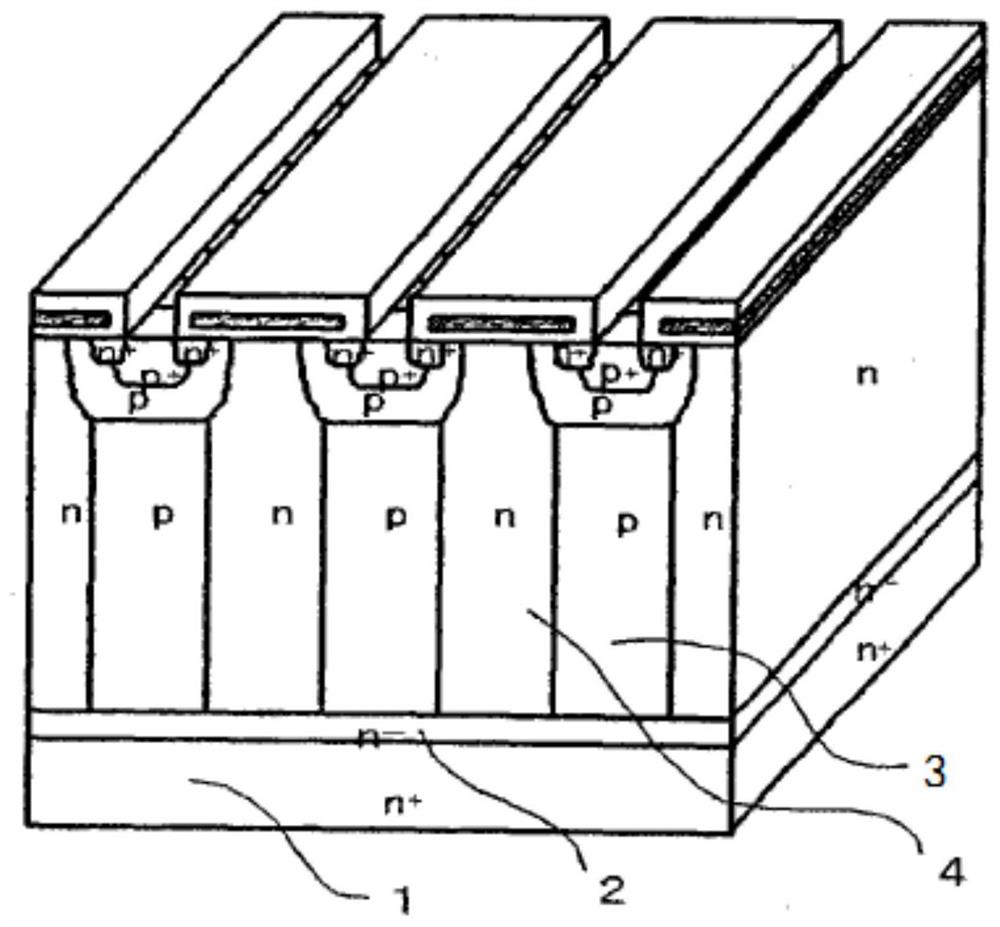 Semiconductor device, super junction structure for semiconductor device and manufacturing method of super junction structure