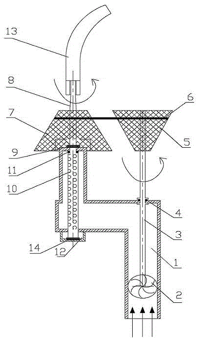 A hydraulically driven rotary sprinkler head with adjustable speed and its speed regulating method