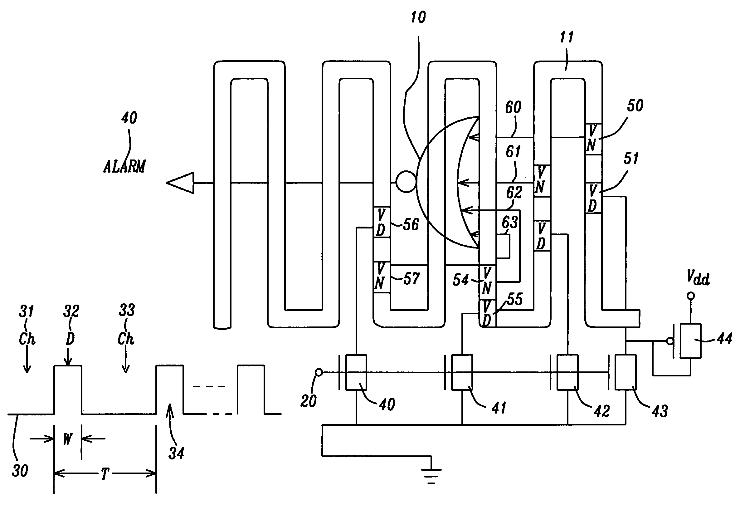 Die anti-tampering sensor