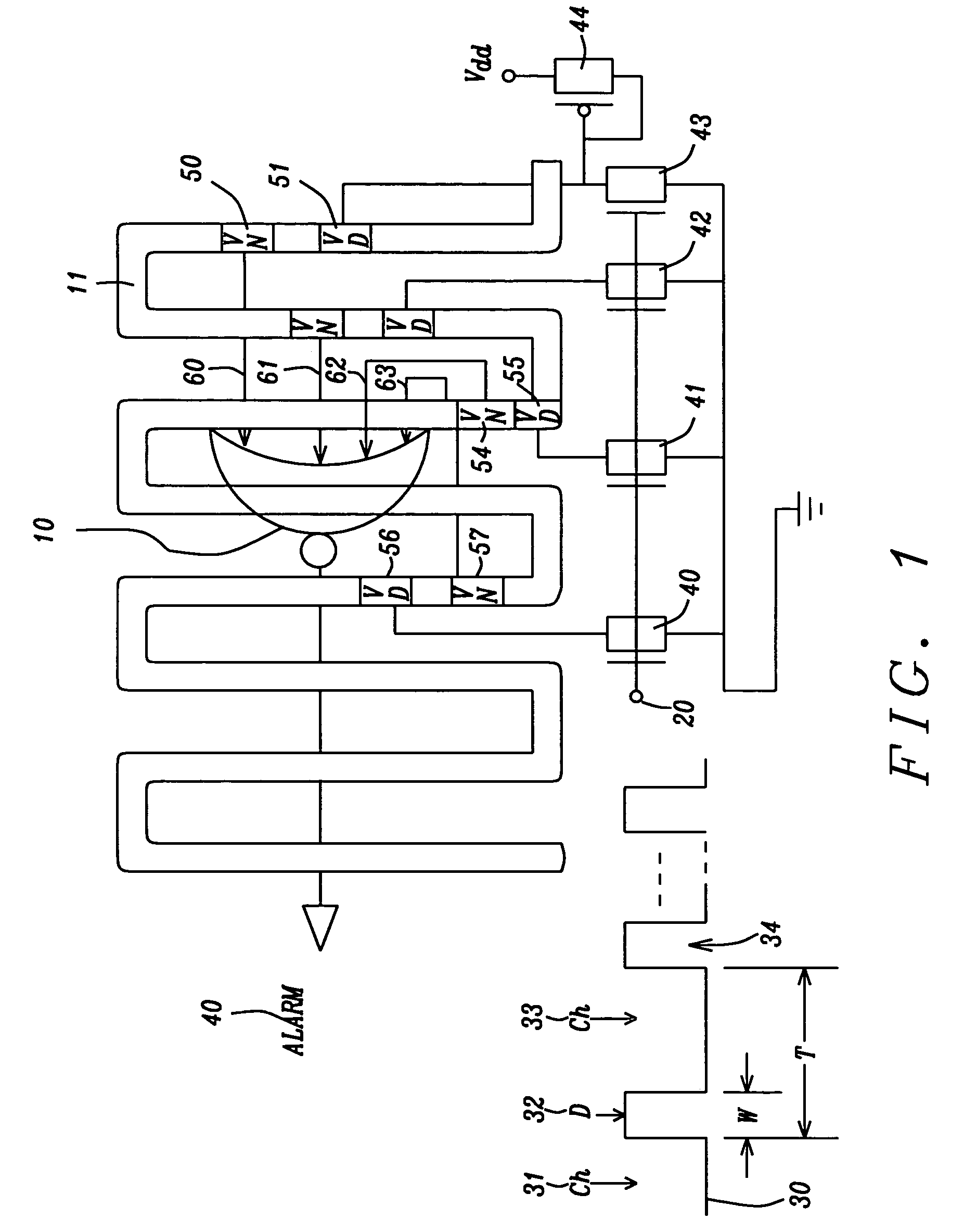 Die anti-tampering sensor