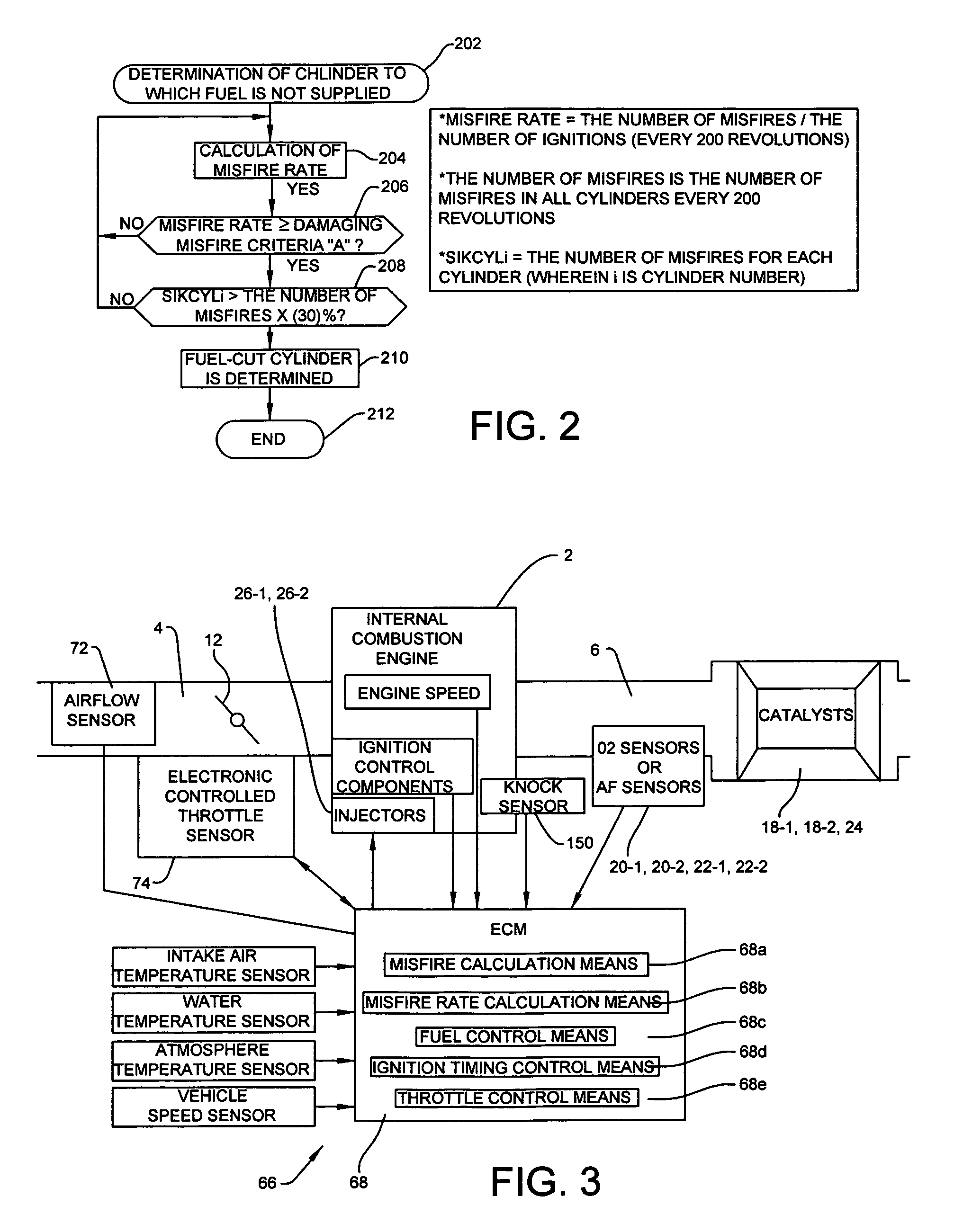 Misfire detector for multi-cylinder engine