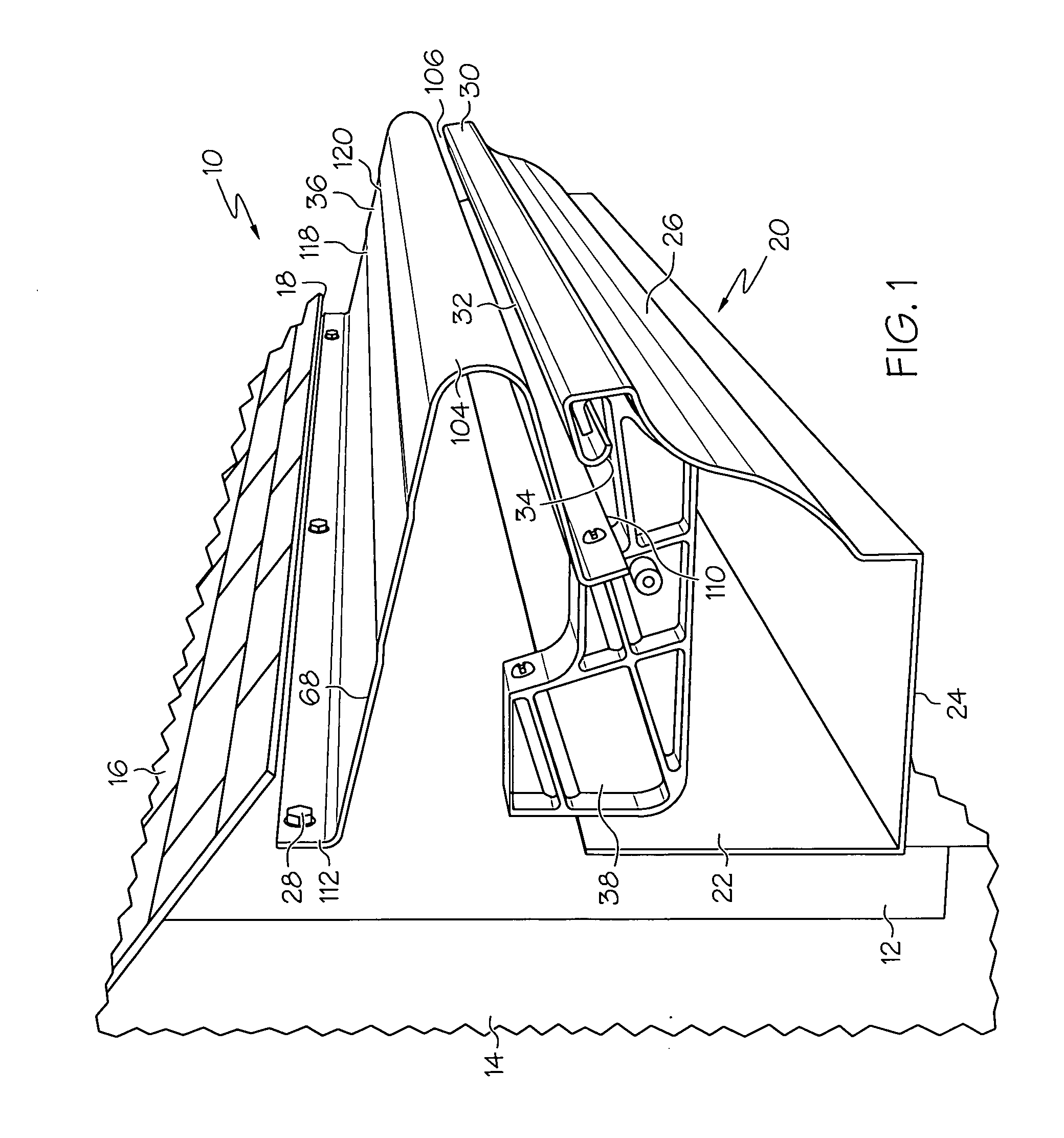 Rain gutter cover