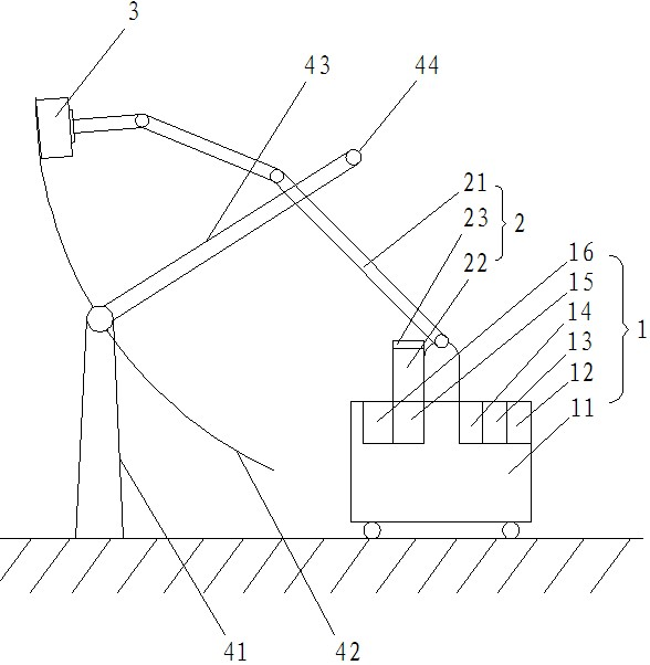 Water-free intelligent cleaning device of solar photo-thermal power station reflective mirror assembly