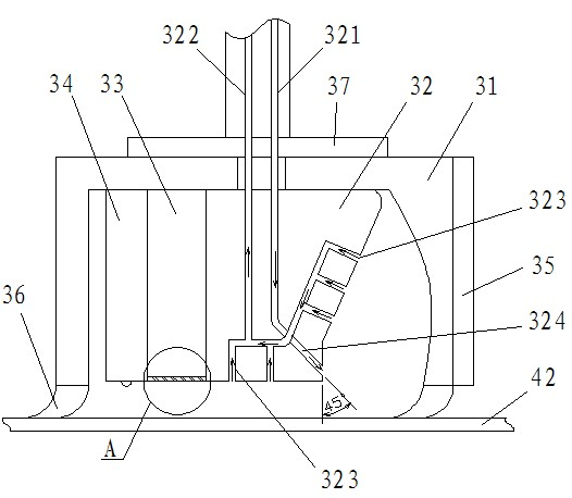 Water-free intelligent cleaning device of solar photo-thermal power station reflective mirror assembly