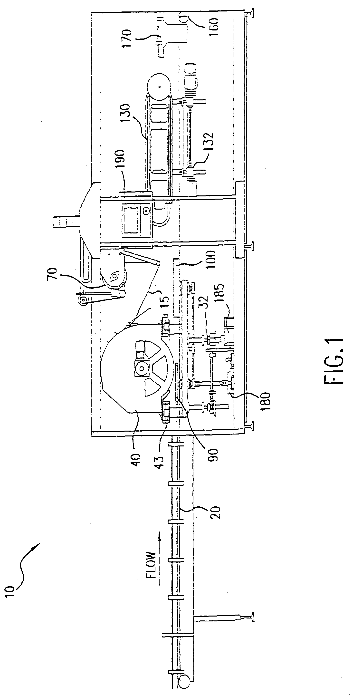 Machine for packaging containers