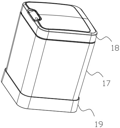 Intelligent base and garbage can