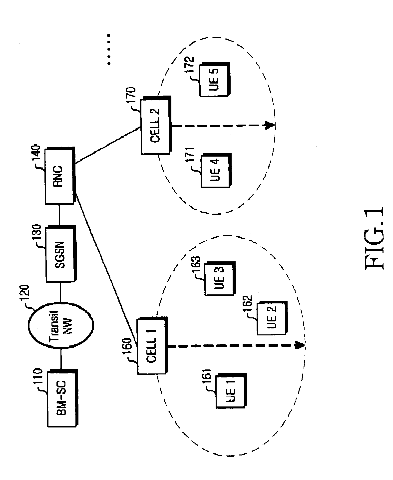 Method for providing requested MBMS service to UEs that failed to receive paging message in a mobile communication system supporting MBMS service