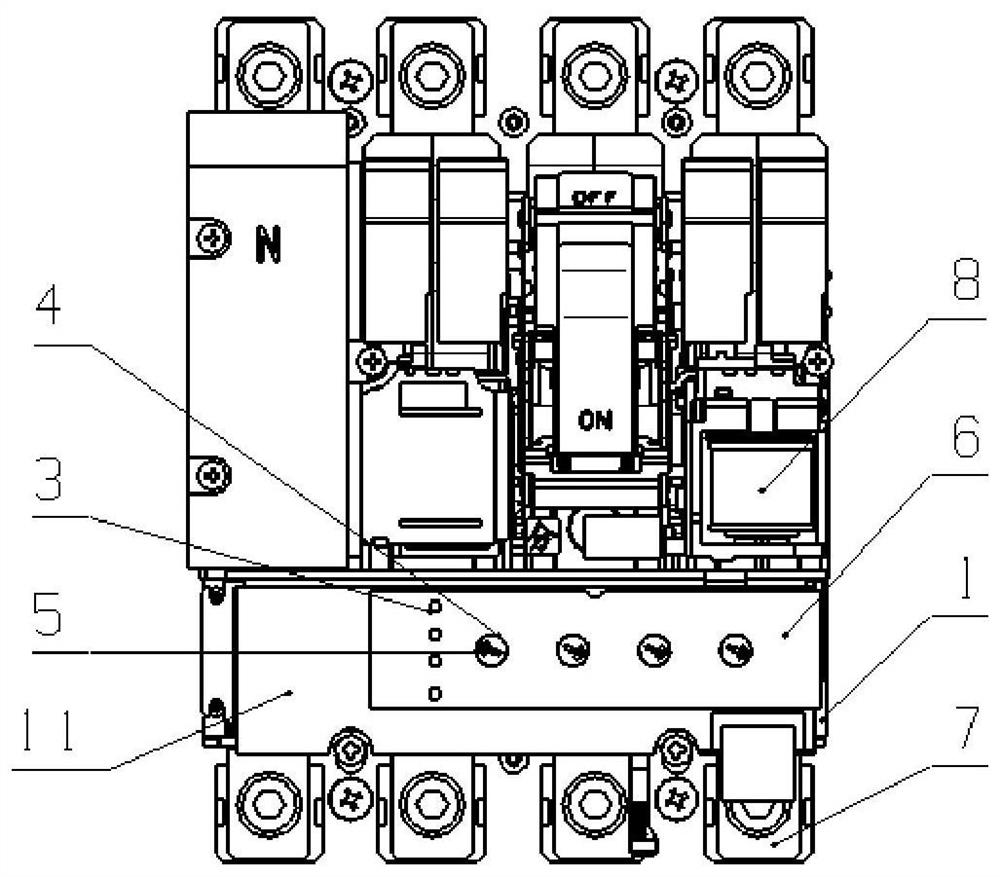 Electronic tripping device of circuit breaker