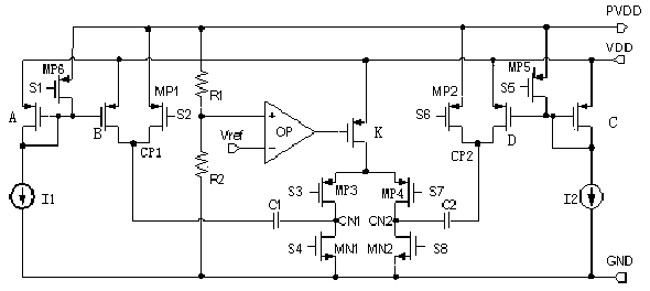 A High Efficiency Dual Capacitor Charge Pump