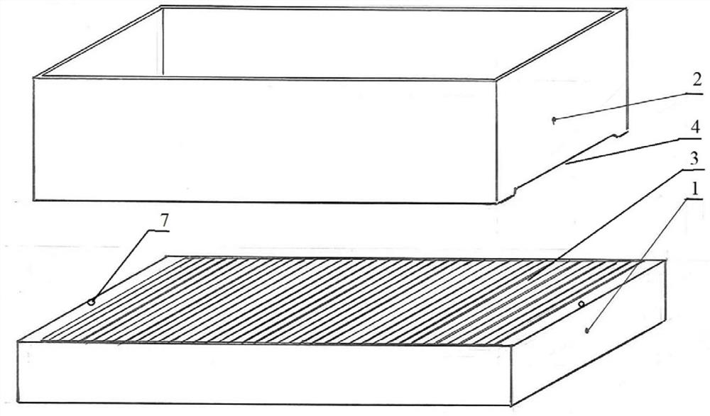 Stress uniform distribution type optical fiber micro-bending additional loss test device, test system and test method