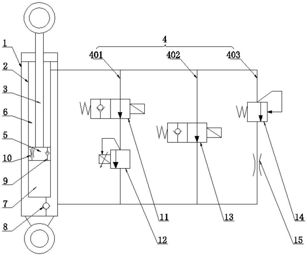 High-frequency-response damping-adjustable semi-active shock absorber