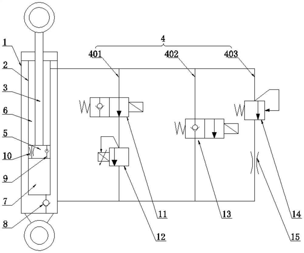 High-frequency-response damping-adjustable semi-active shock absorber