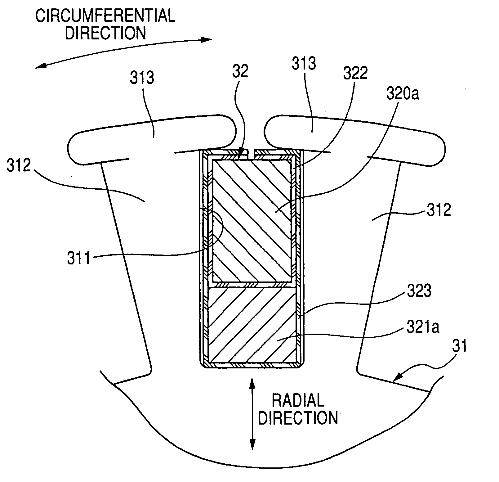 Electric rotating machine with armature coil