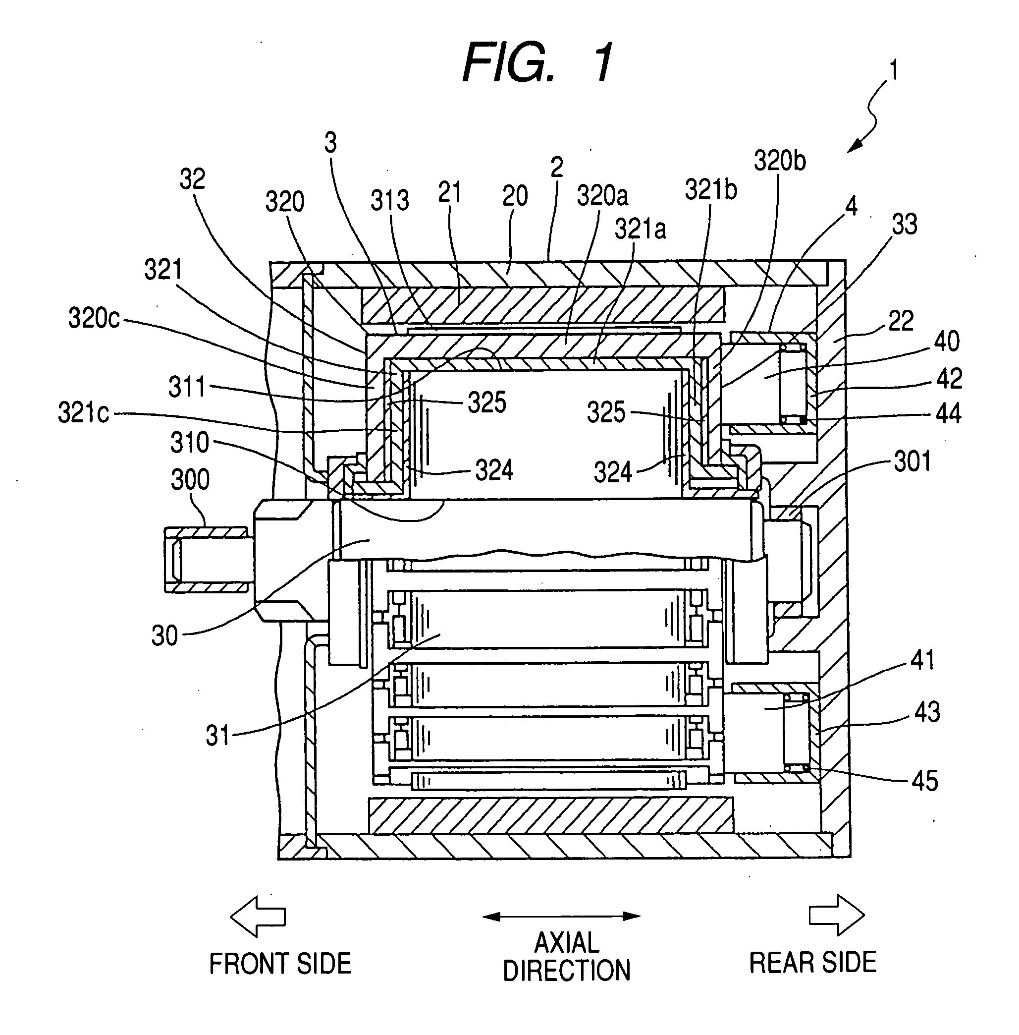 Electric rotating machine with armature coil