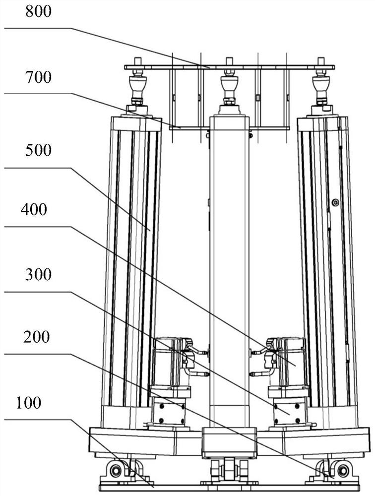 Automatic lifting and leveling device and using method