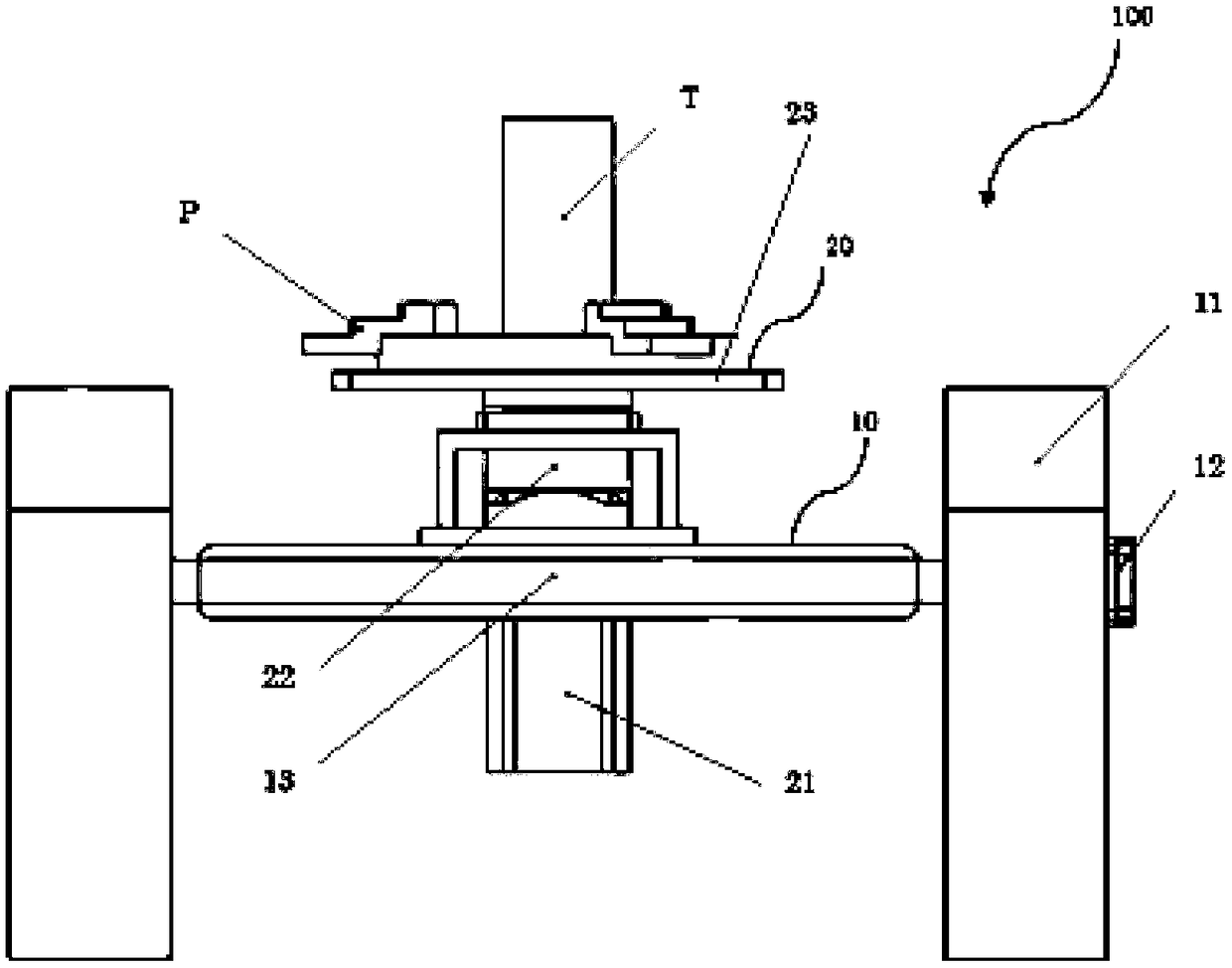 Flange-short pipe welding device and method