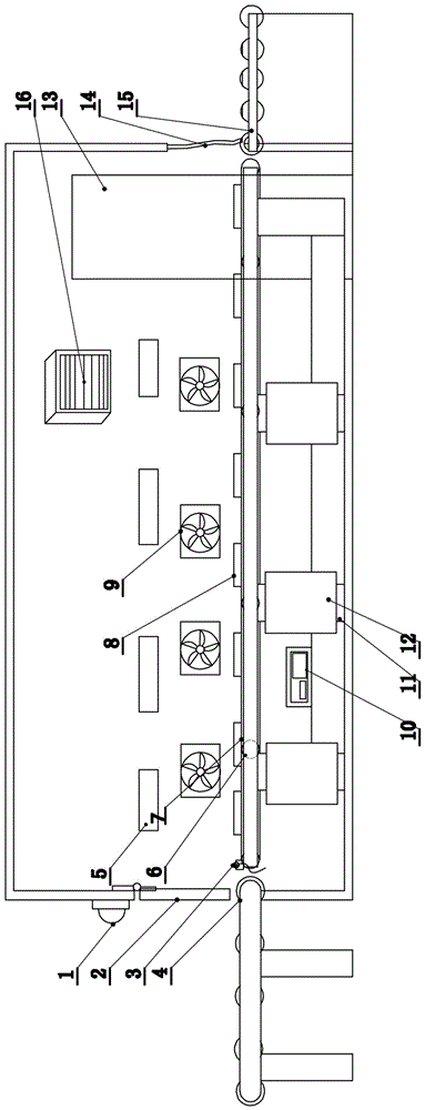 Plate drying room