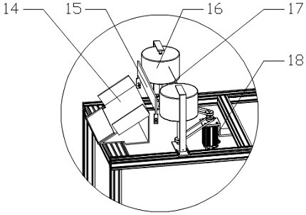 Displayer back plate mounting mechanism