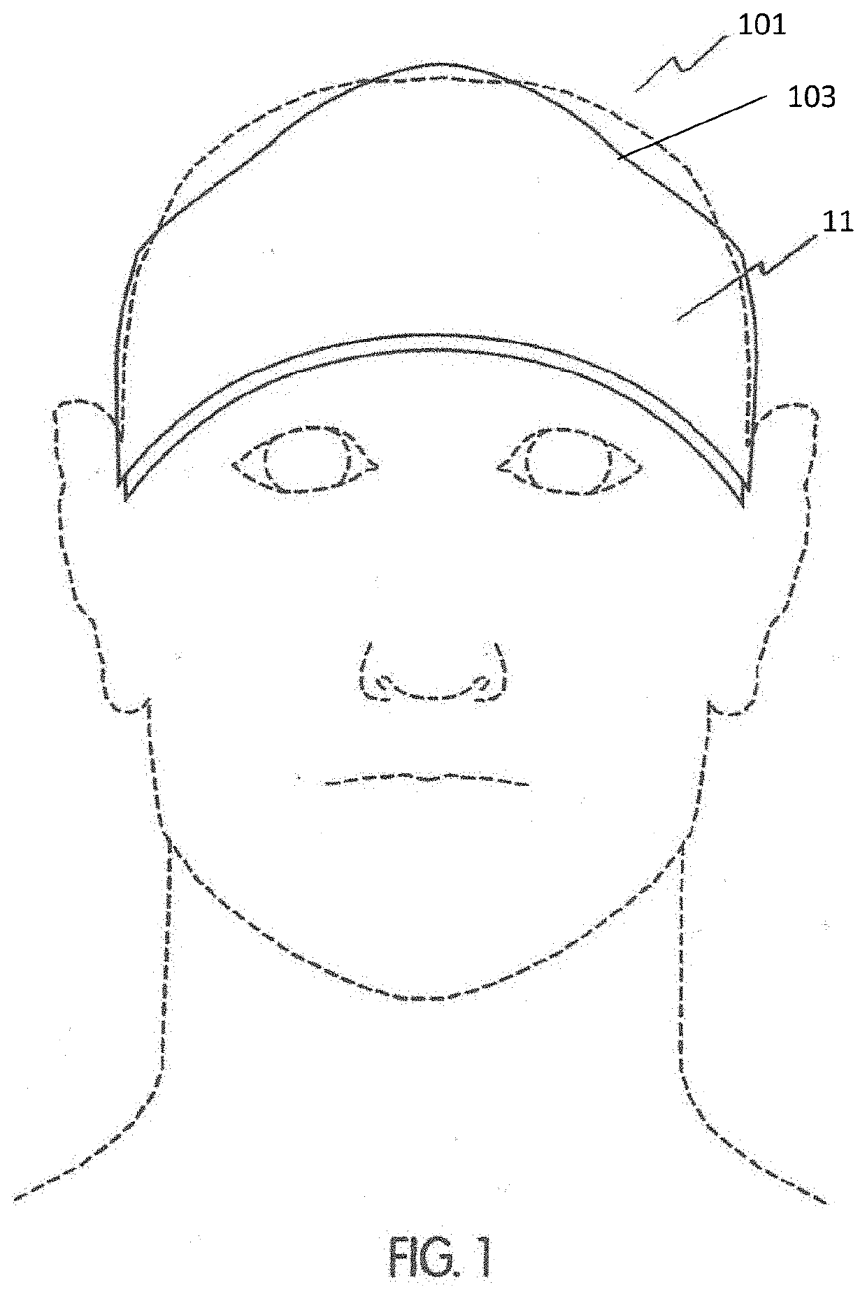 Non-invasive brain temperature regulating devices for enhancing sleep