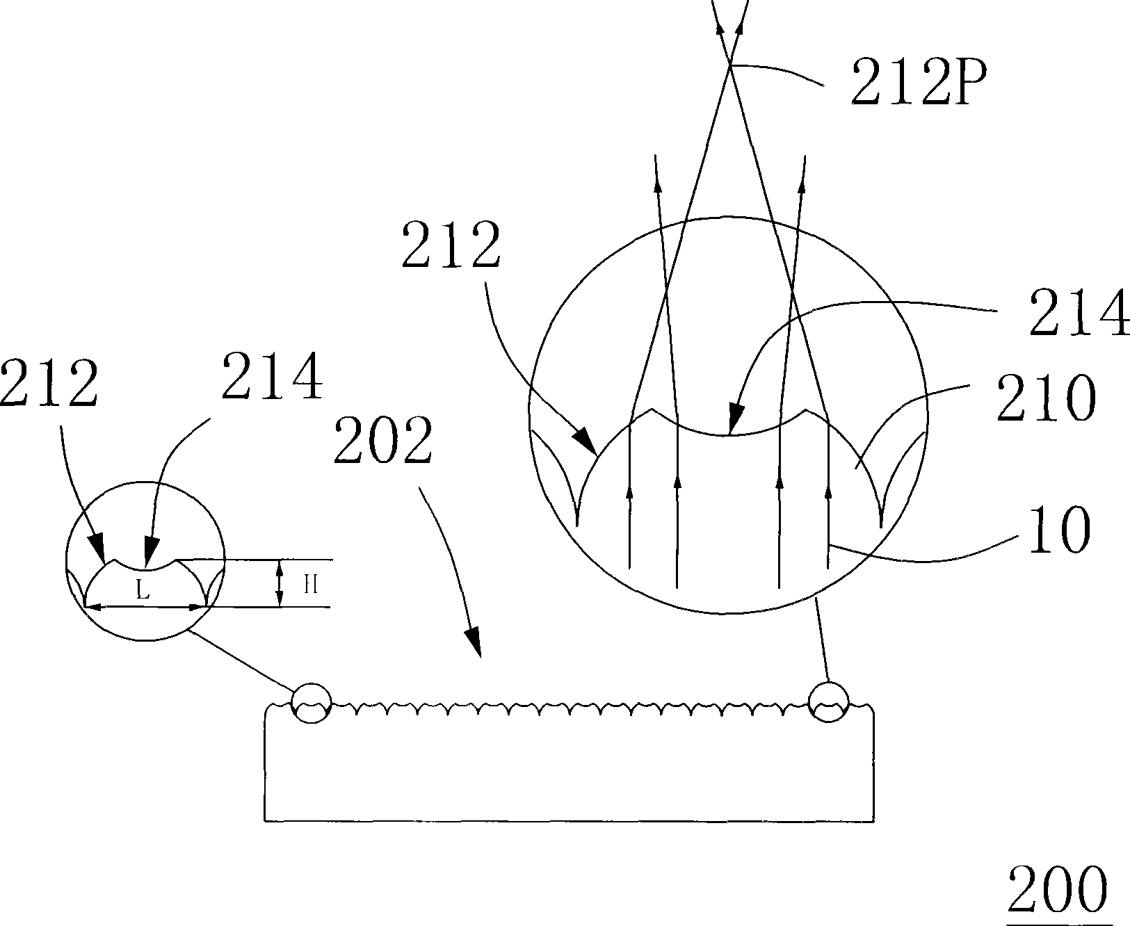 Diffusing plate and diffusing plate group