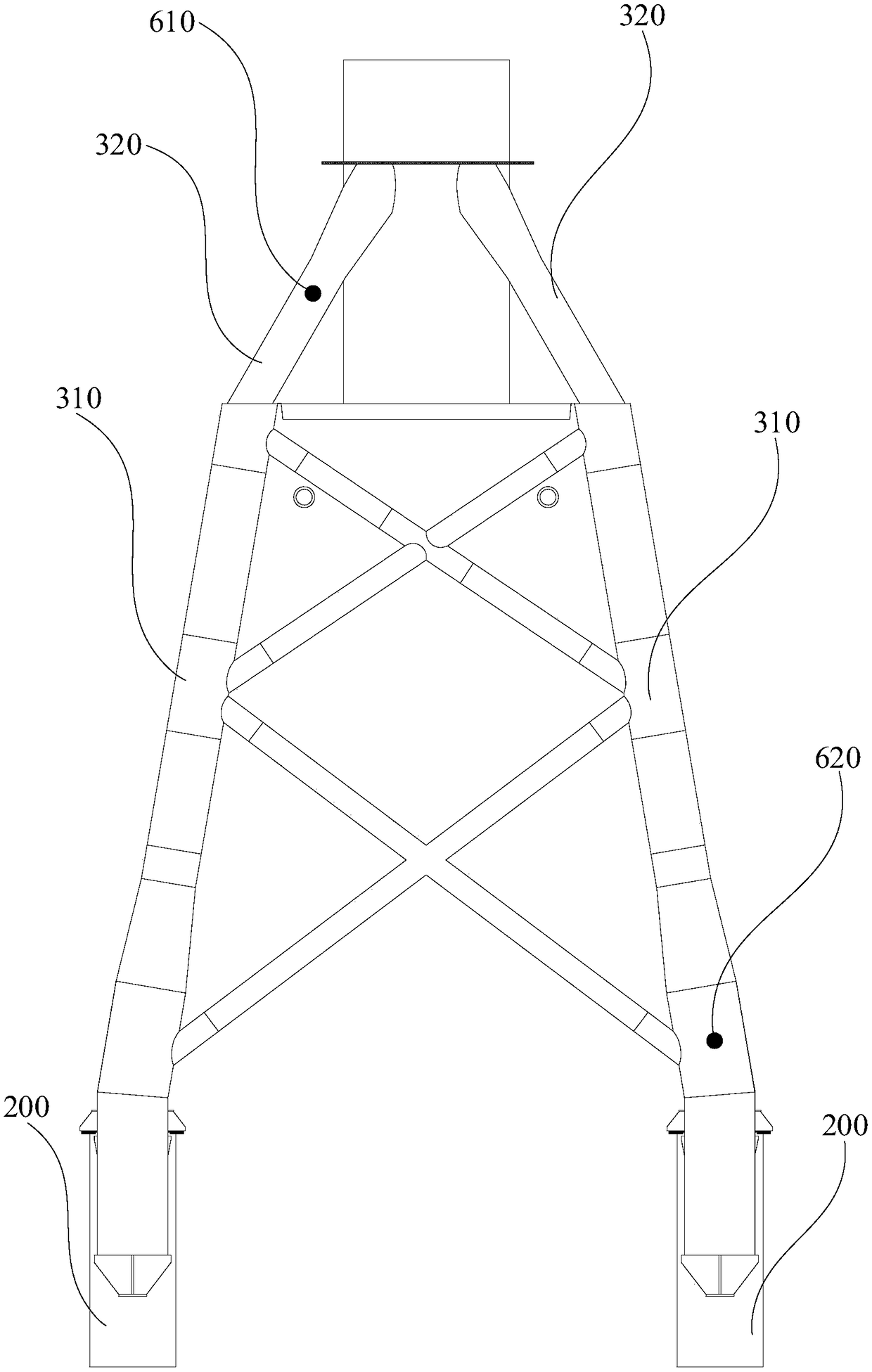 Pile foundation dismounting method and offshore foundation dismounting method