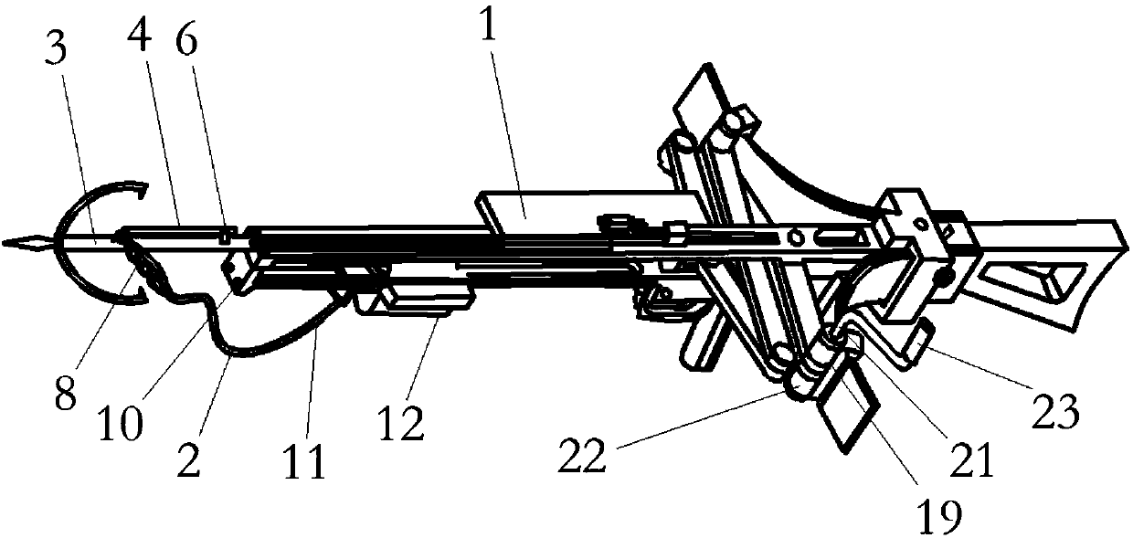 Field climbing rope capable of being projected