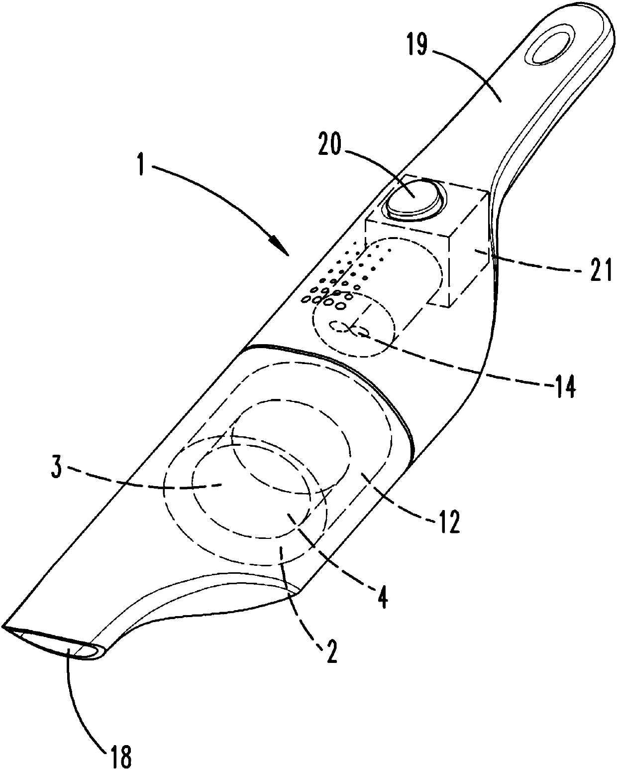 Dust collector having filter element