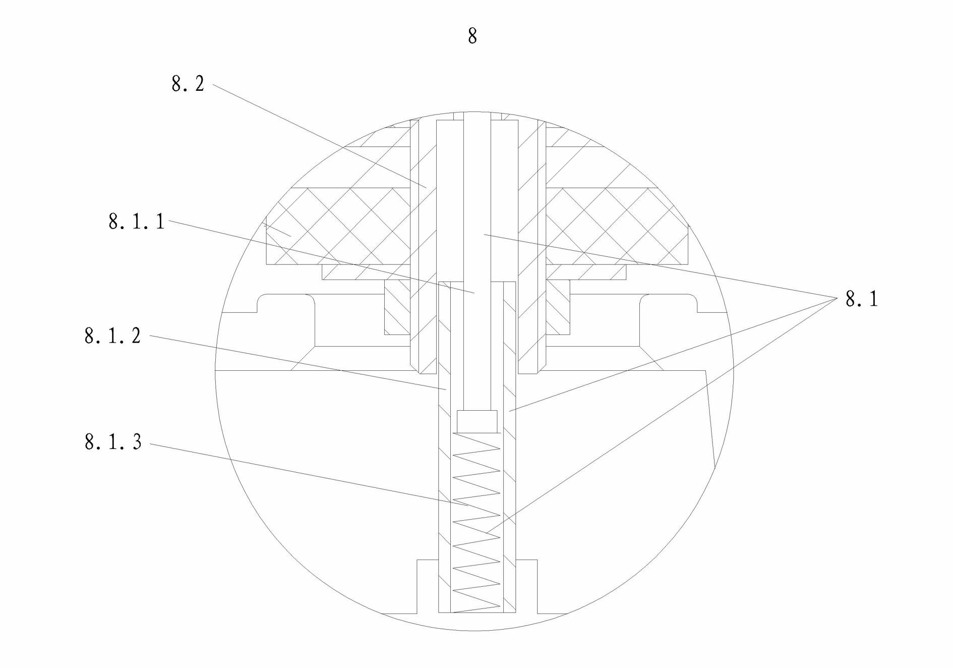 Anti-siphon backflow guide-type electromagnetic valve