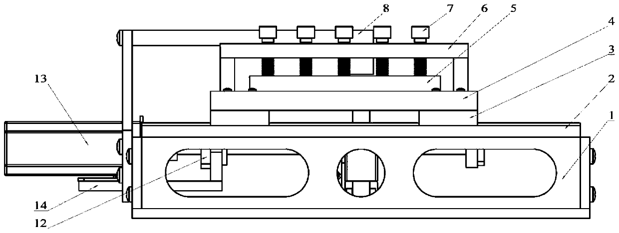 Laser welding experiment device capable of realizing magnetic field assisted molding