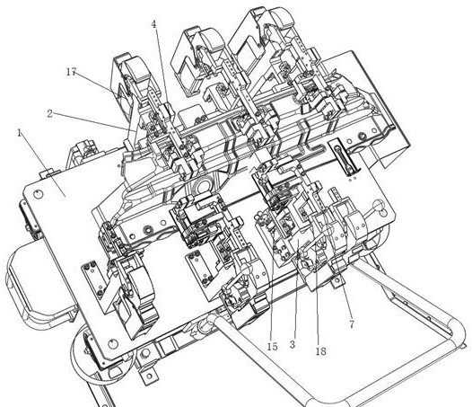 Rear wall outer plate clamp