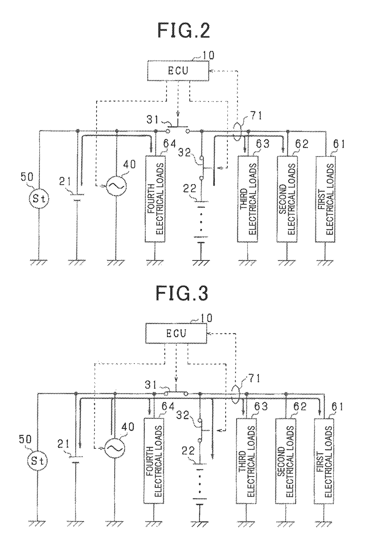 Control apparatus for power supply system