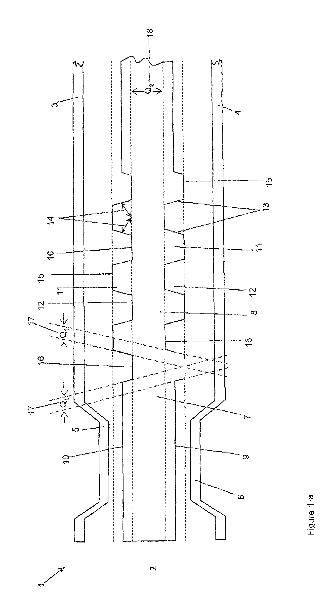 Multi-layer metallic flat gasket