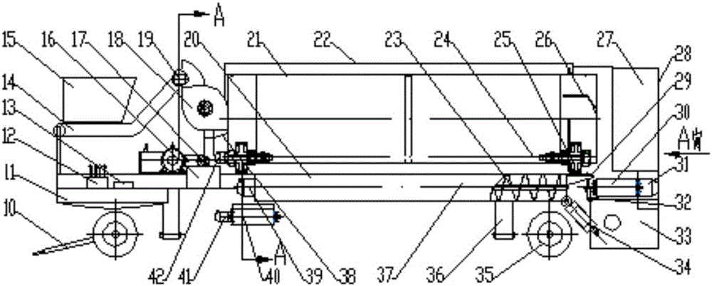 Moveable garbage sorting machine