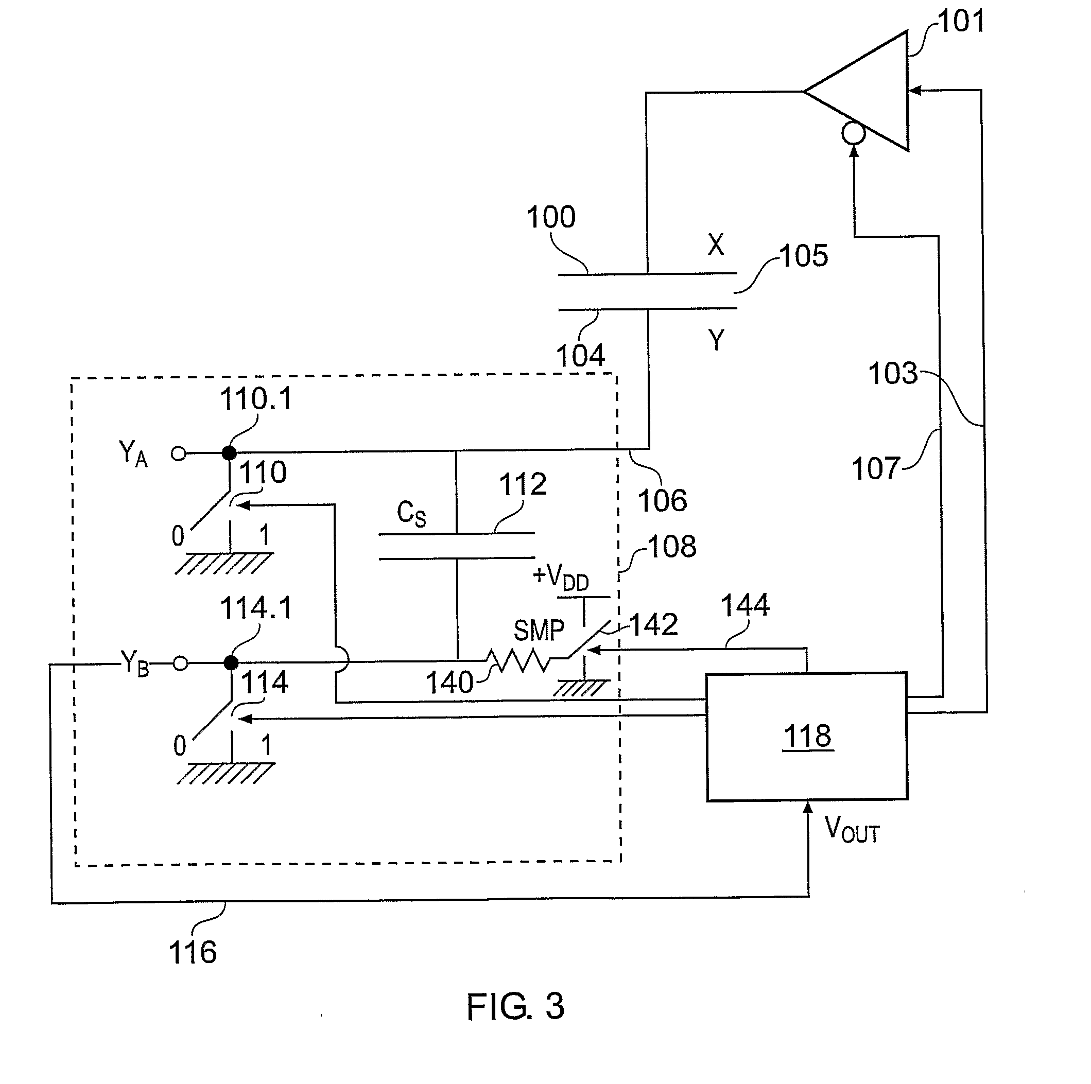 Sensor and method of sensing