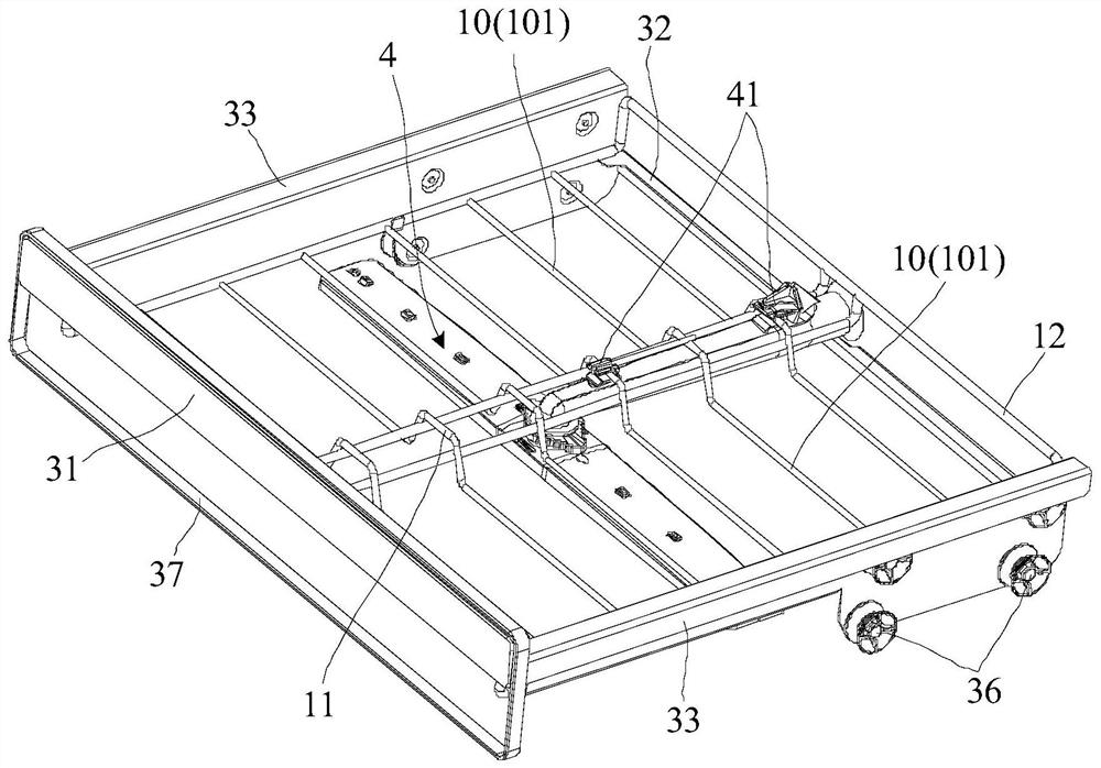 Dish supports, baskets and dishwashers