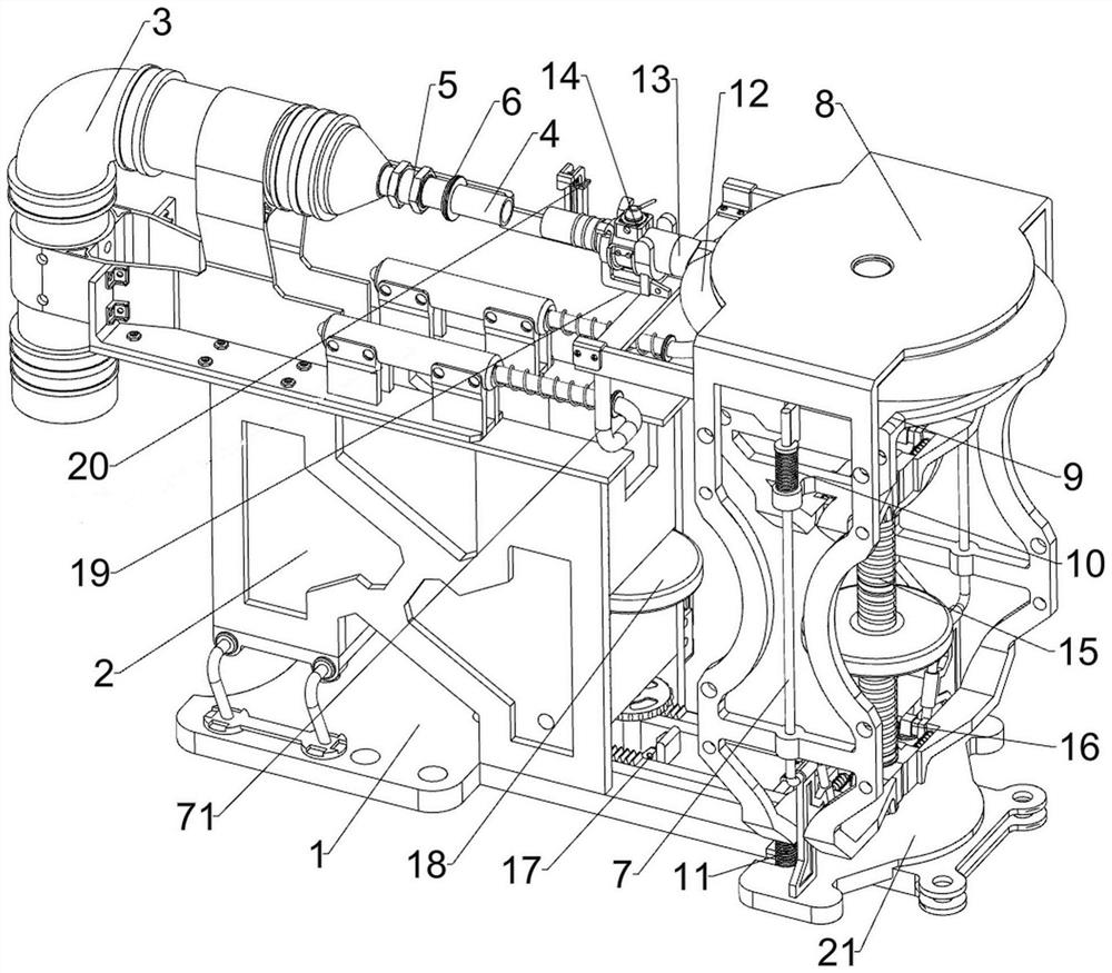 A tail gas recovery device for liquid chemicals