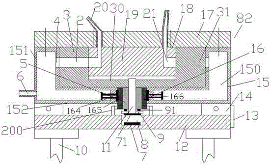 Cabinet-type computer network server apparatus