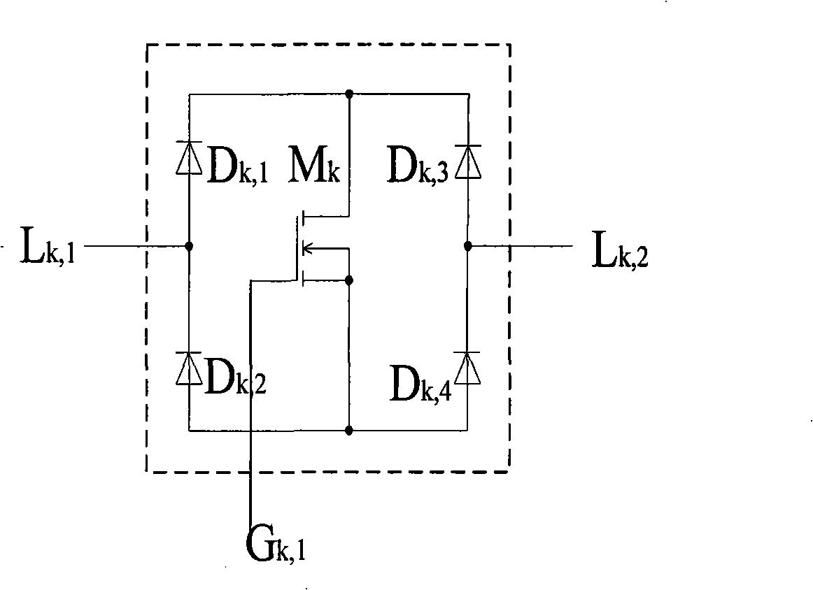 Multi-level rectifying T-shaped converter topological structure