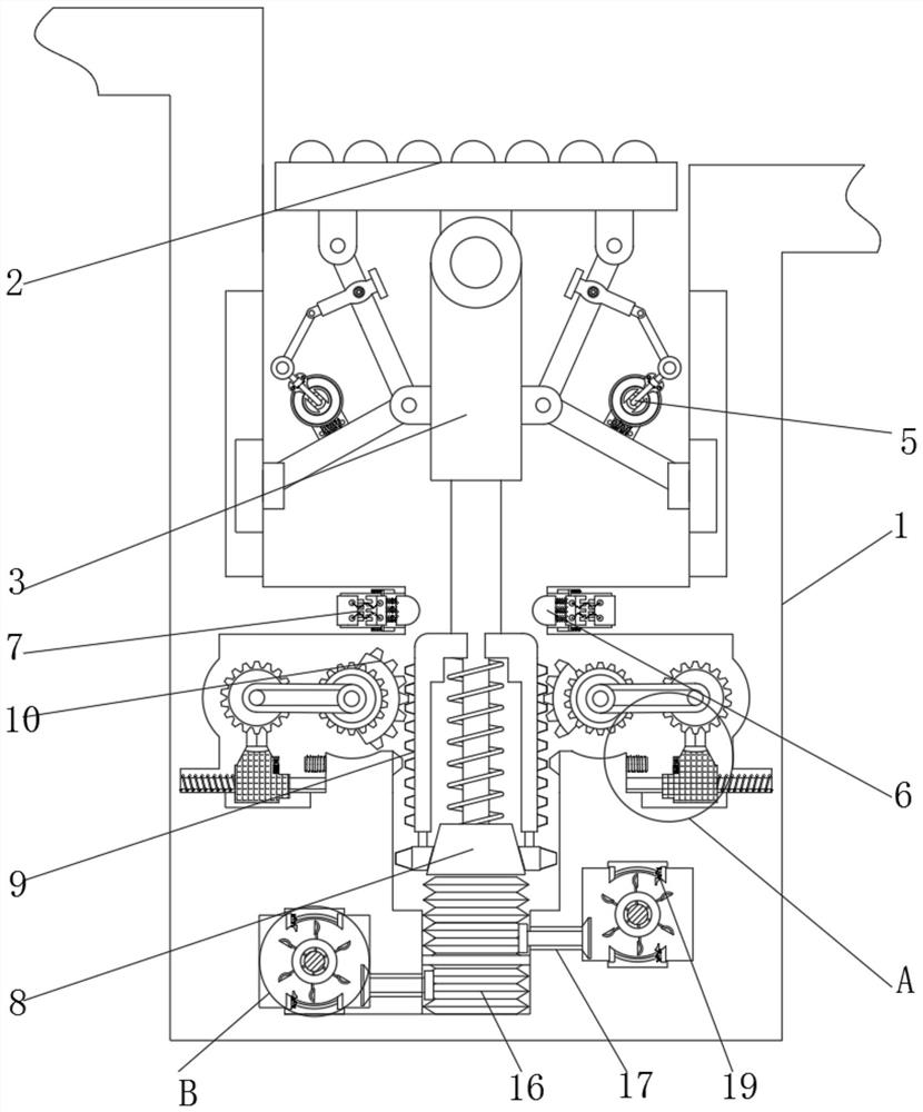 Automatic goods classifying and sorting device for Internet commodity sales