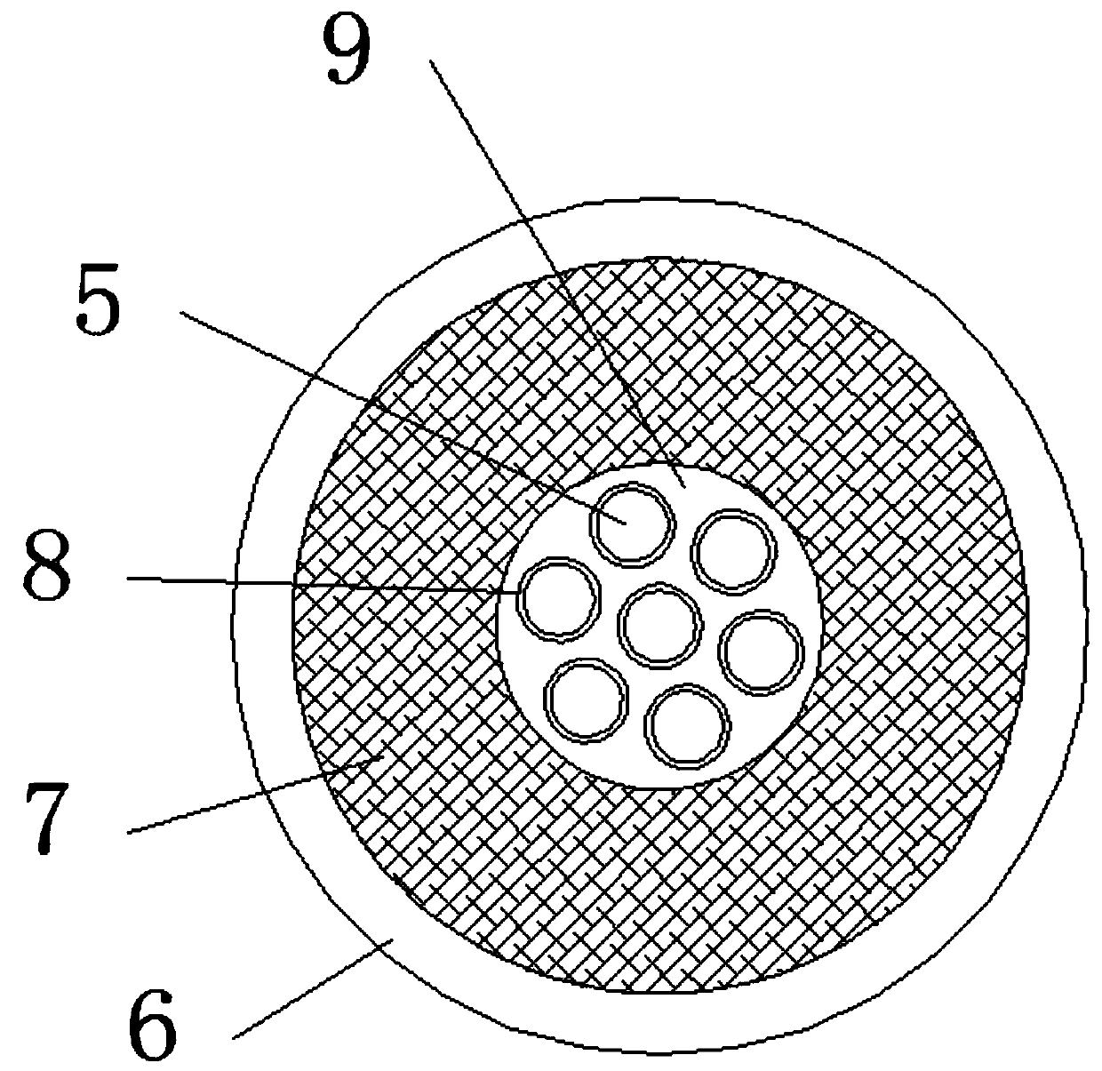 An environment-friendly communication cable for monitoring system